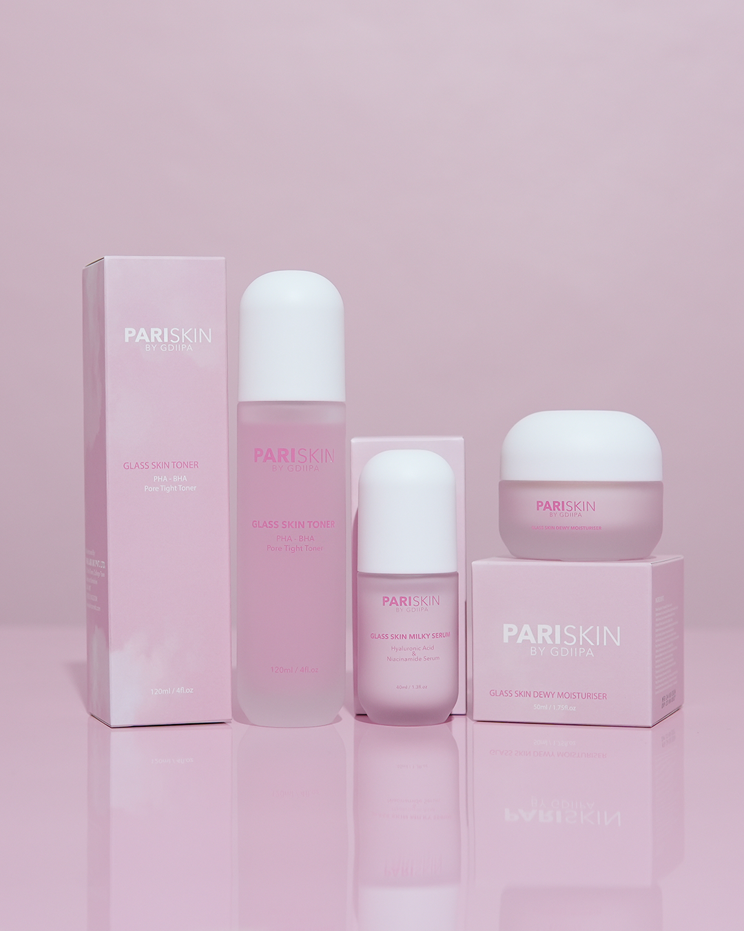 GLASS SKIN FULL SET - Niacinamide & Hyaluronic Acid with Watermelon Extract