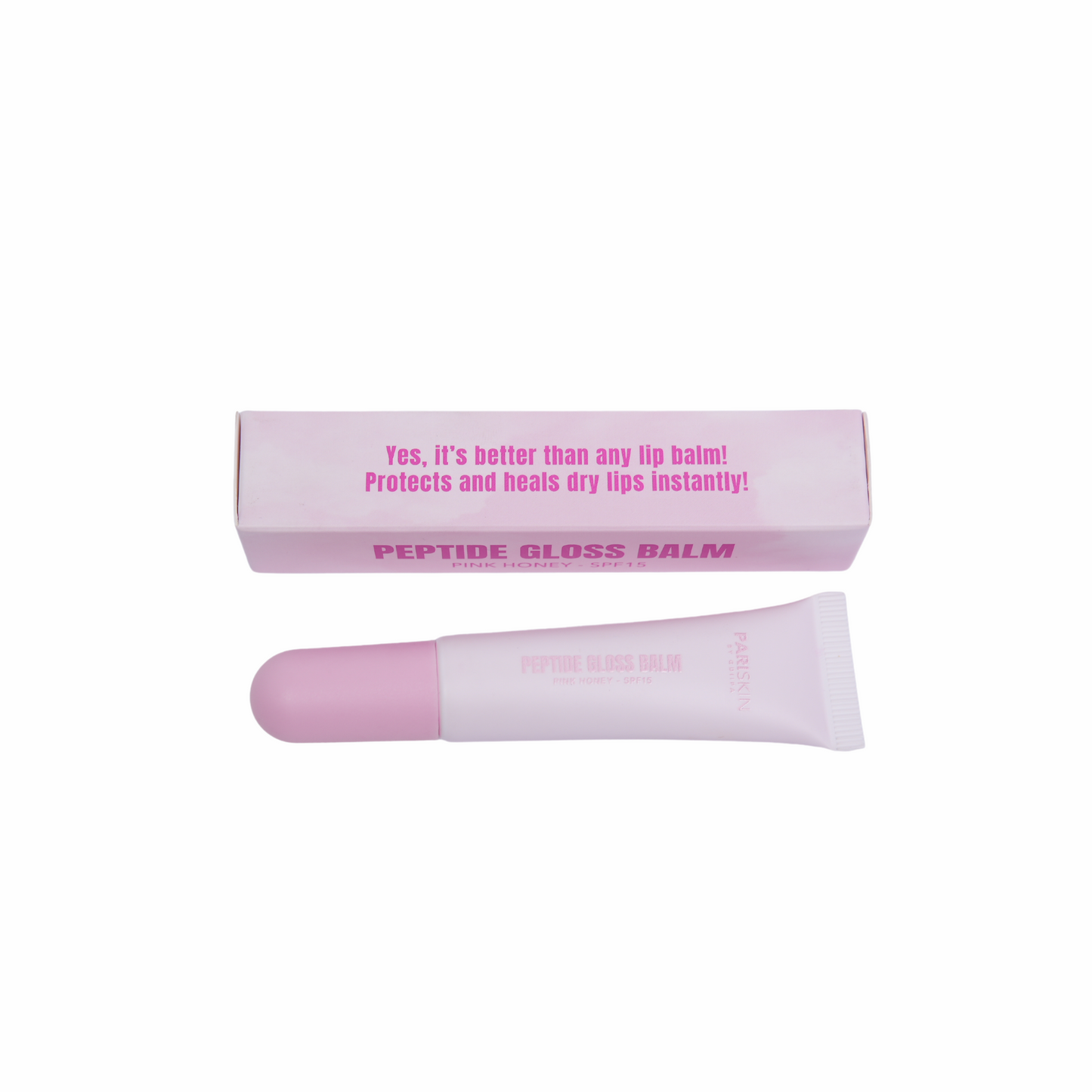 Peptide Gloss Balm - Pink Honey SPF 15